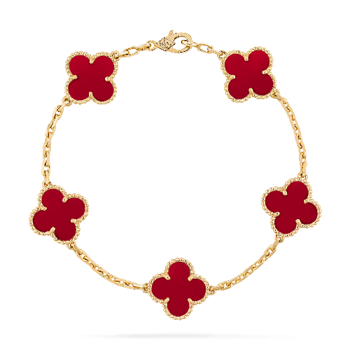 Pulsera Trebol Van Cleef | Baño de Oro + Estuche Premium Gratis✨