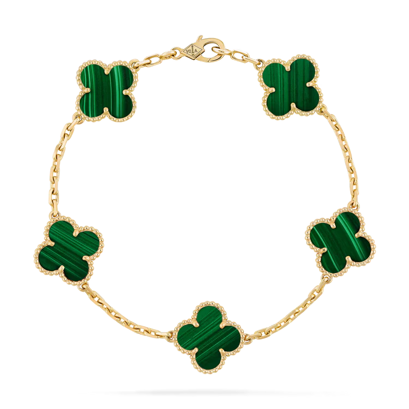 Pulsera Trebol Van Cleef | Baño de Oro + Estuche Premium Gratis✨