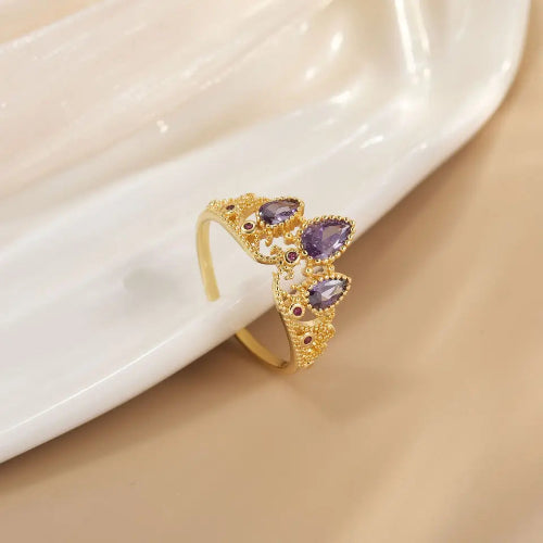 Anillo Rapunzel 👑 | Bañado en Oro + Estuche Premium Gratis✨