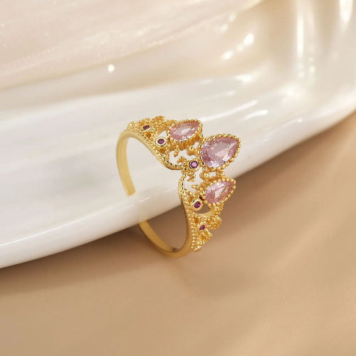Anillo Rapunzel 👑 | Bañado en Oro + Estuche Premium Gratis✨