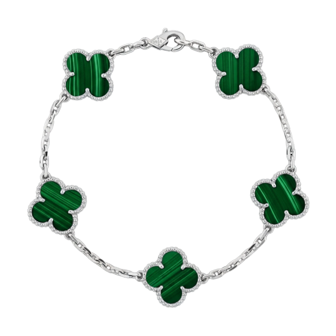 Pulsera Trebol Van Cleef | Baño de Oro + Estuche Premium Gratis✨