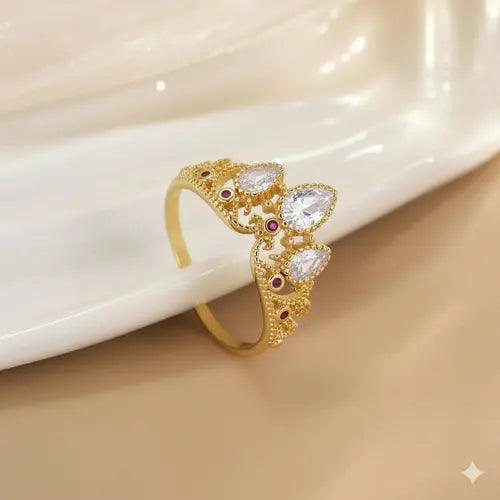 Anillo Rapunzel 👑 | Bañado en Oro + Estuche Premium Gratis✨