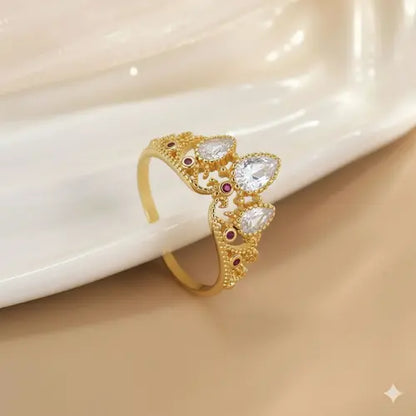 Anillo Rapunzel 👑 | Bañado en Oro + Estuche Premium Gratis✨