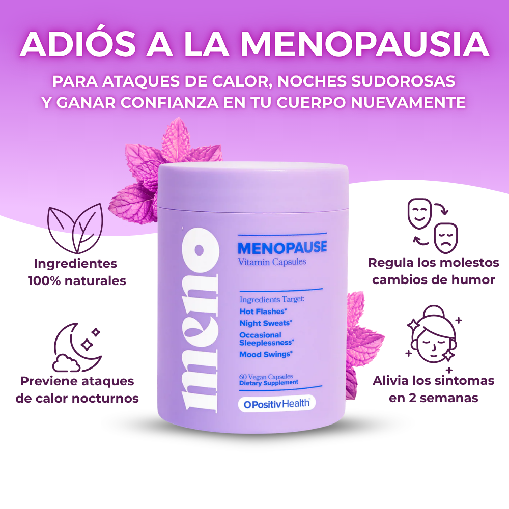 Menopause 60 Cápsulas | Adiós a los síntomas de la menopausia
